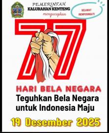 PEMERINTAH KALURAHAN KENTENG MELAKSANAKAN APEL PERINGATAN HARI BELA NEGARA (HBN) TAHUN 2025